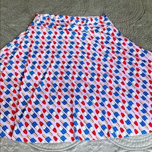 💥3/$30💥🌟 🚀 LuLaRoe Azure Skirt Rocket Pop